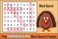 Thanksgiving Word Search img